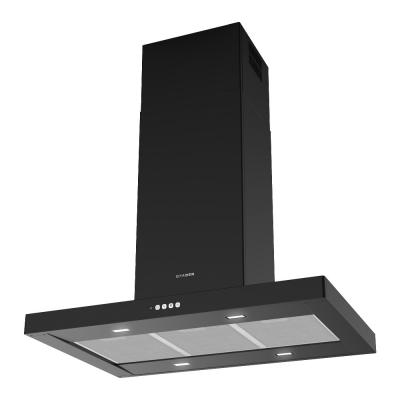 Ostrůvková digestoř STILO COMFORT ISOLA BK MATT A90